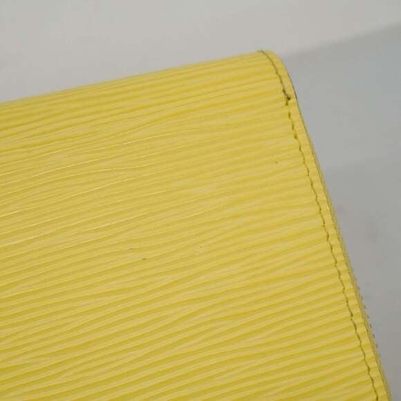Louis Vuitton Epi Zippy Wallet M83040 Smiley Yellow Women's P2083959